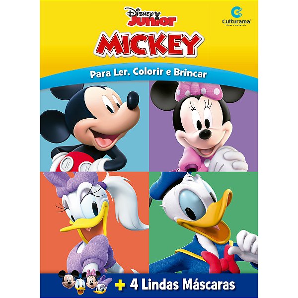 Livro MASCARAS DIVERTIDAS MICKEY