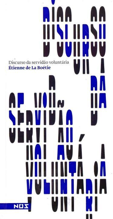 Livro Discurso da servidão Voluntária
