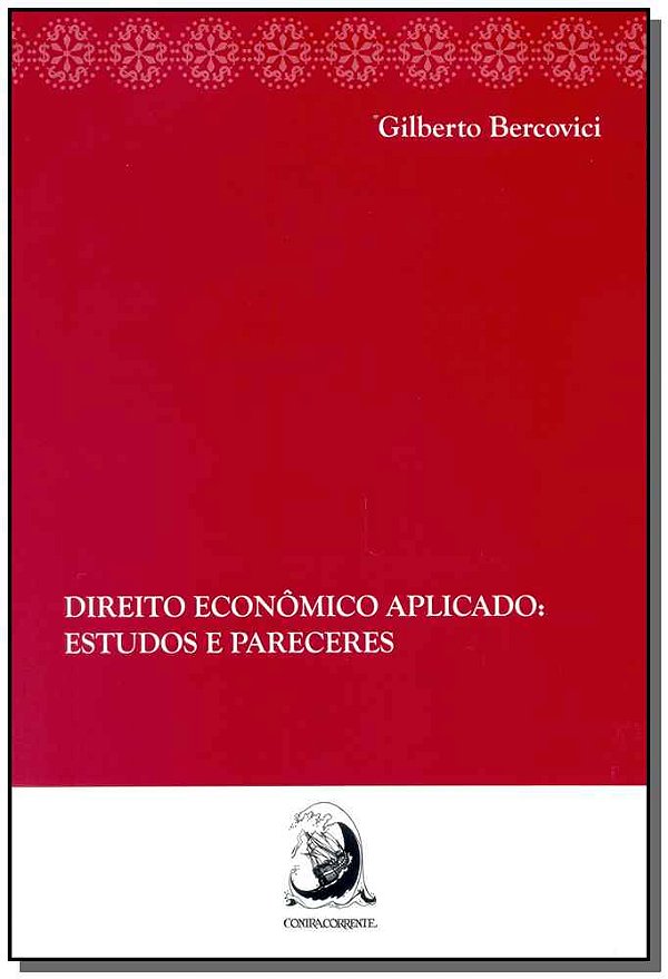 Livro Direito econômico aplicado: estudos e pareceres
