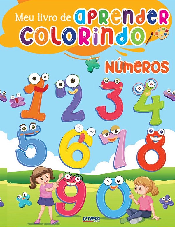 Livro Meu livrão de aprender colorindo - Números