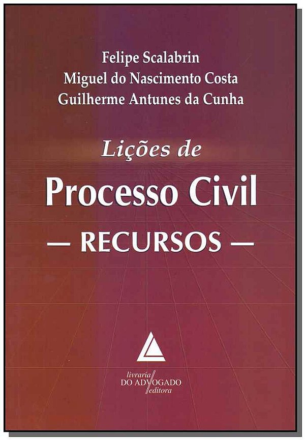 Livro Lições De Processo Civil: Recursos