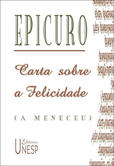 Livro Carta sobre a felicidade (a Meneceu)