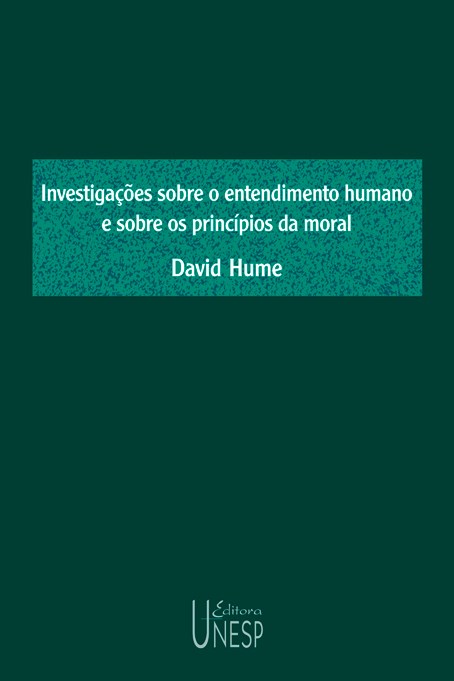 Livro Investigações sobre o entendimento humano e sobre o...