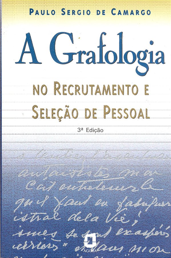 Livro A grafologia no recrutamento e seleção de pessoal