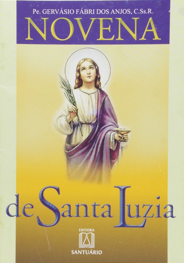 Livro Novena De Santa Luzia