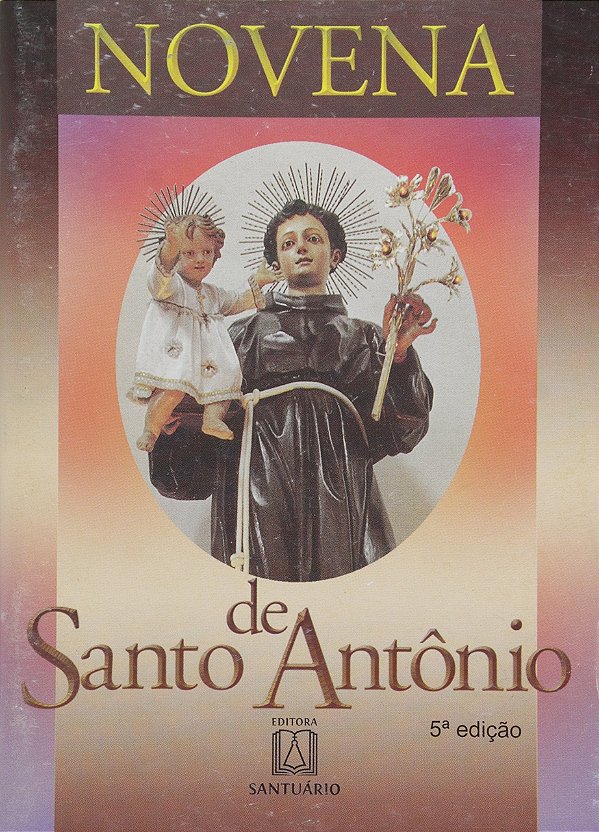 Livro Novena De Santo Antonio