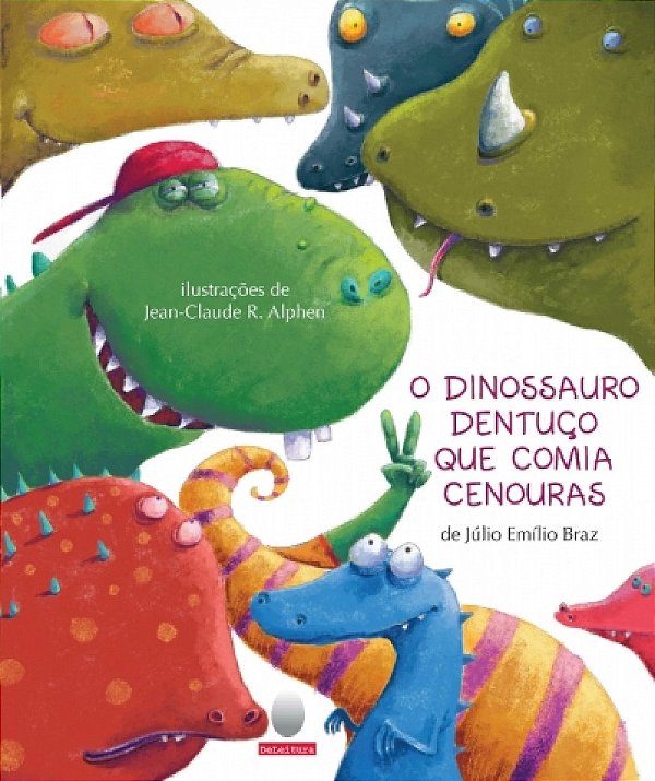 Livro O dinossauro dentuço que comia cenouras