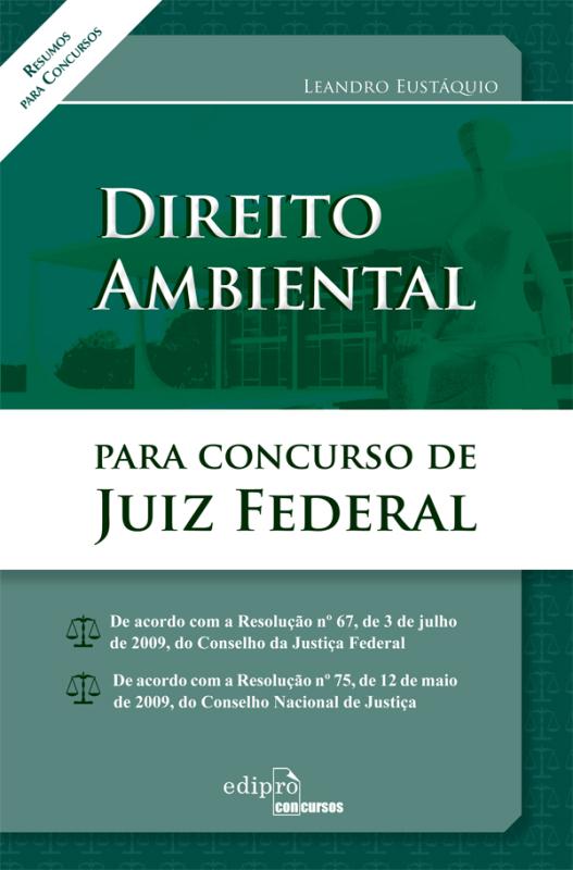 Livro Direito ambiental: Para concursos de juiz federal