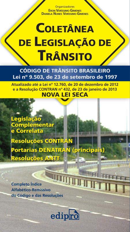 Livro Coletânea de legislação de trânsito