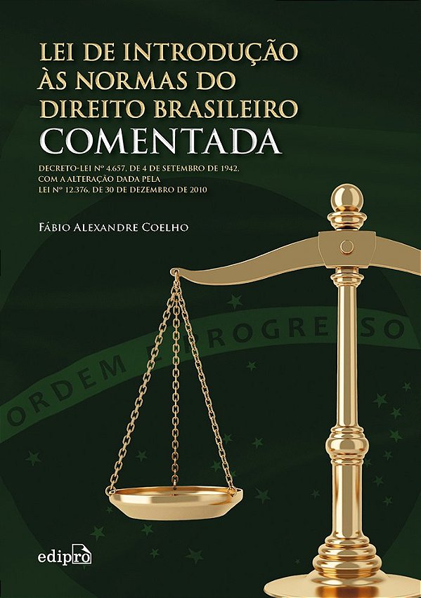 Livro Lei de introdução às normas do direito brasileiro c...