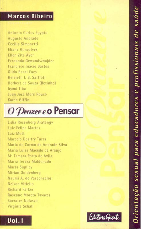 Livro O prazer e o pensar - Volume 1