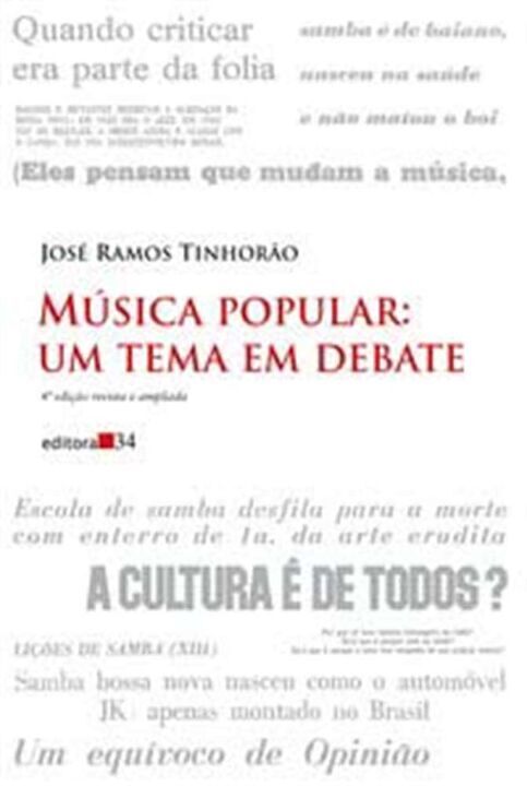 Livro Música popular: um tema em debate