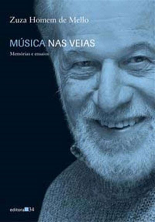 Livro Música nas veias: memórias e ensaios