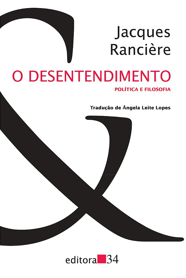 Livro O desentendimento: política e filosofia