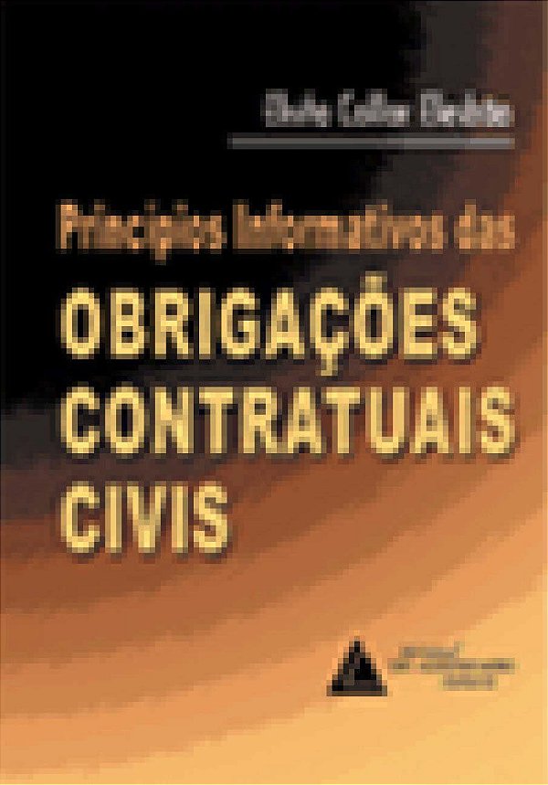 Livro Princípios Informativos Das Obrigações Contratuais