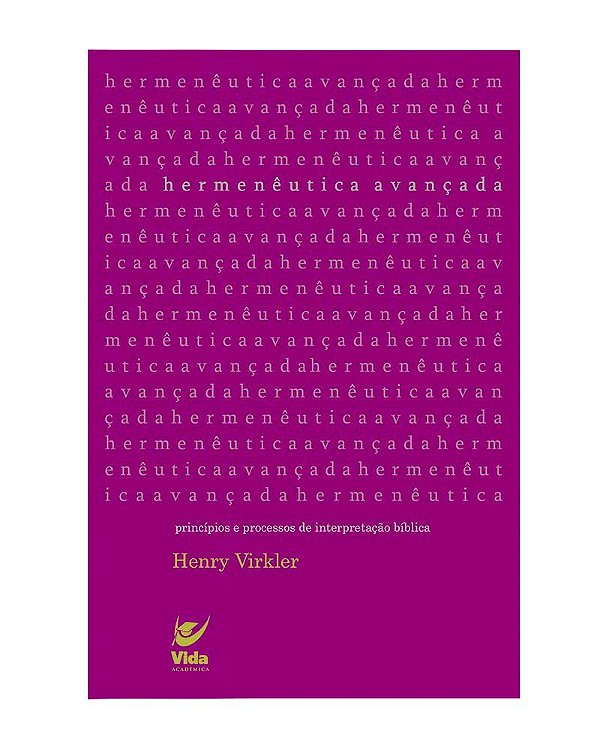 Livro Hermenêutica avançada