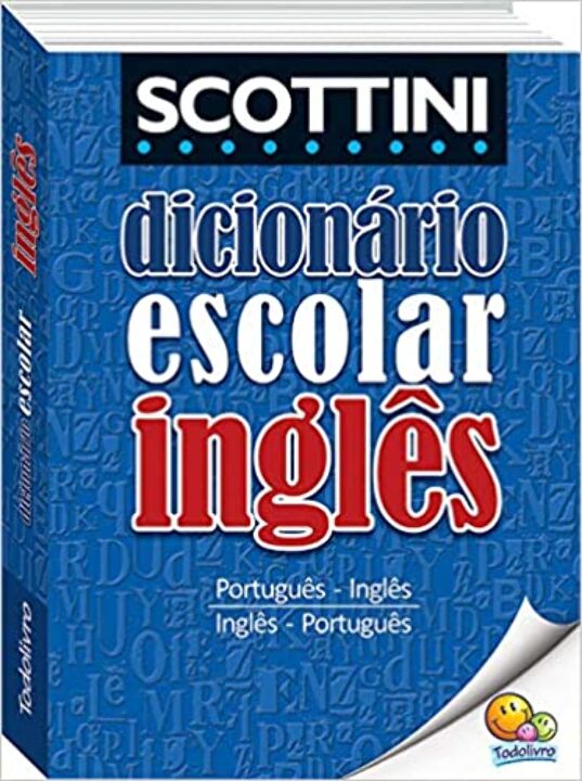 Livro Scottini Dicionário Escolar de Inglês