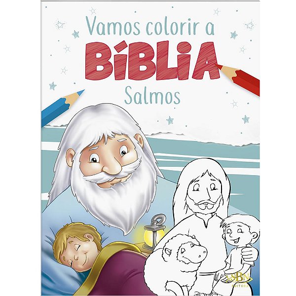 Livro Vamos Colorir A Bíblia: Salmos