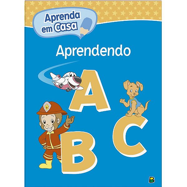 Livro Aprenda em Casa Aprendendo o ABC