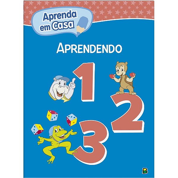 Livro Aprenda em Casa Aprendendo o 123