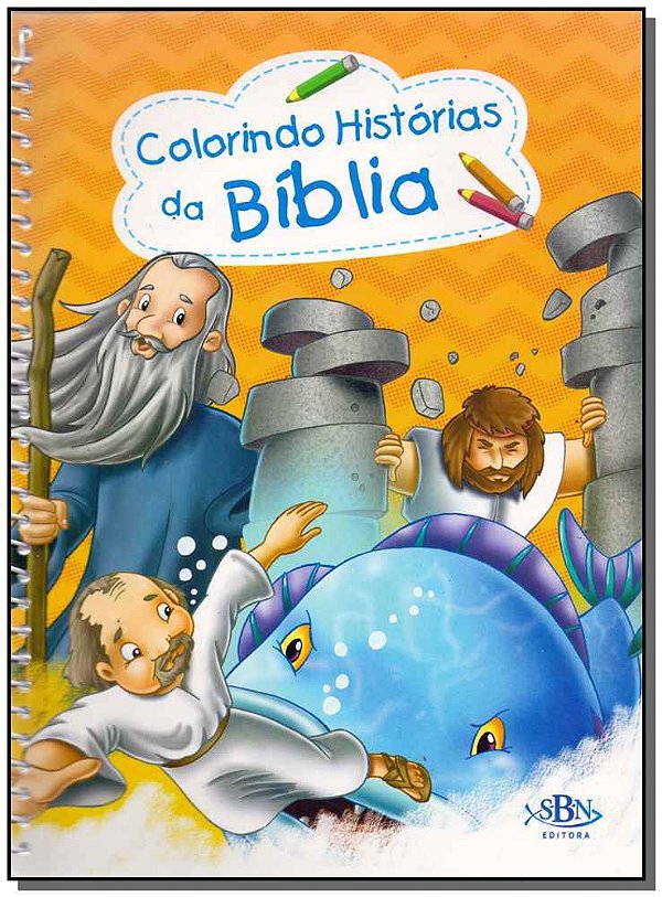 Livro Colorindo Historias Da Biblia - Vol. Unico