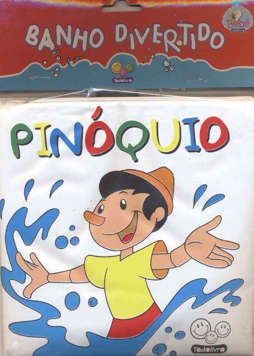 Livro Banho Divertido: Pinóquio