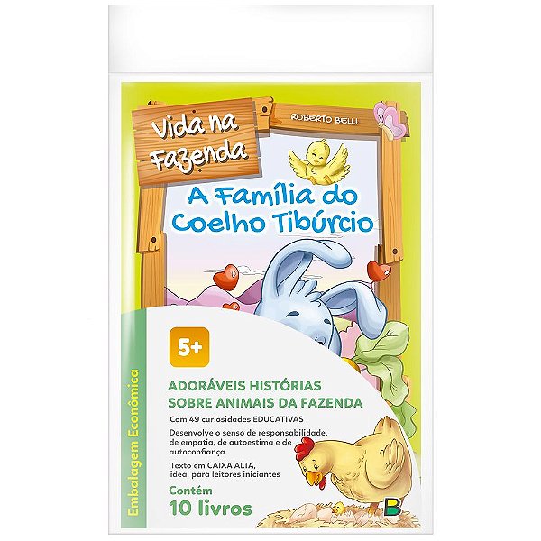 Livro Vida na Fazenda, A - Kit c/10 Und.