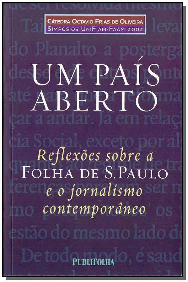 Livro Um Pais Aberto