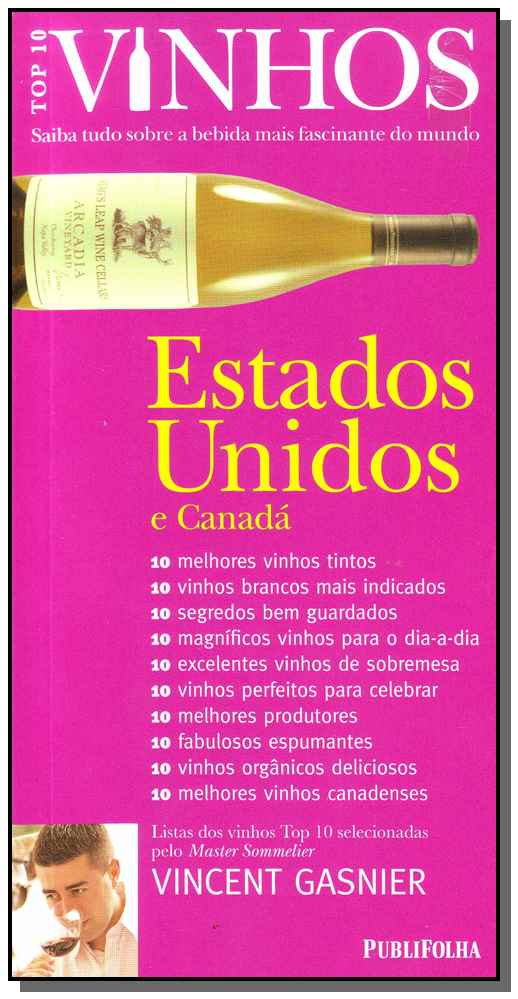 Livro Vinhos - Estados Unidos E Canadá
