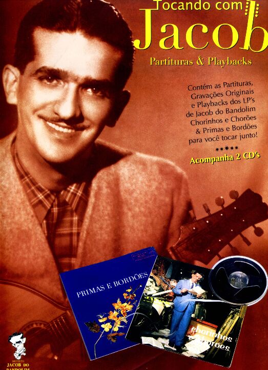 Livro Tocando com Jacob: Partituras & playbacks