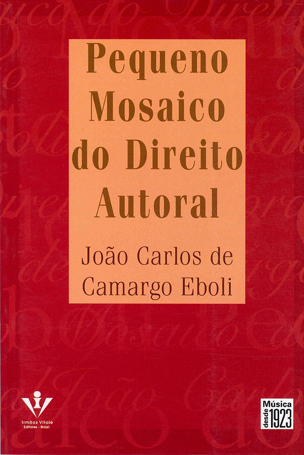 Livro Pequeno mosaico do direito autoral