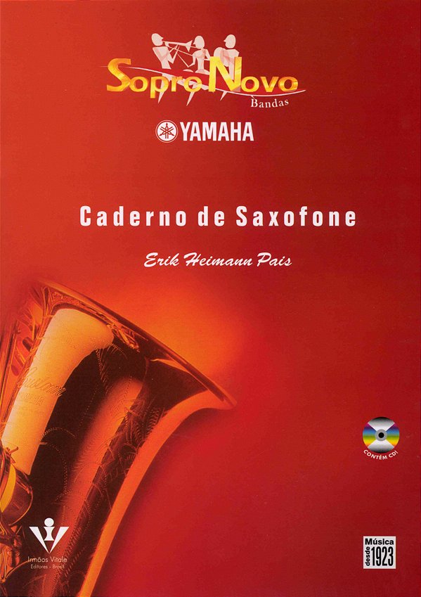 Livro Sopro Novo Yamaha - Saxofone - Bandas