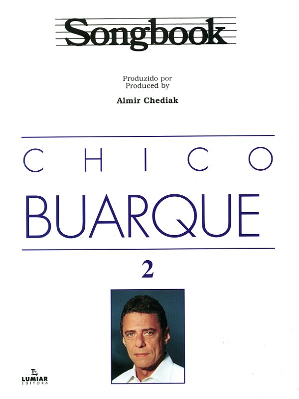 Livro Songbook Chico Buarque - Volume 2