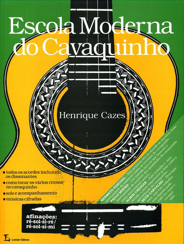 Livro Escola moderna do Cavaquinho