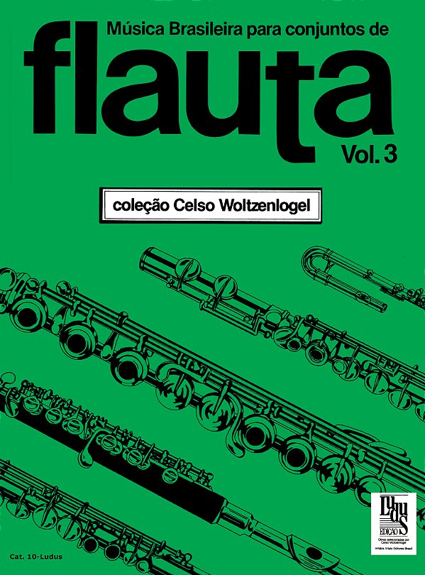 Livro Música brasileira para conjuntos de Flauta - Volume...
