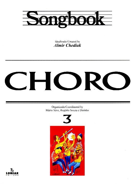 Livro Songbook Choro - Volume 3