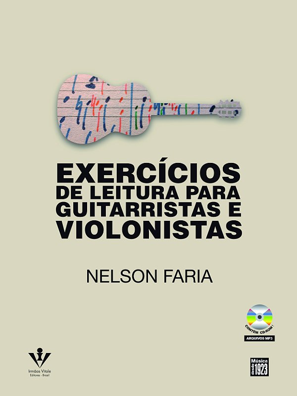 Livro Exercícios de leitura para guitarristas e violonist...