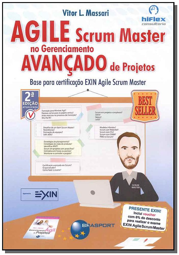 Livro Agile Scrum Master No Gerenciamento Avançado De Projetos