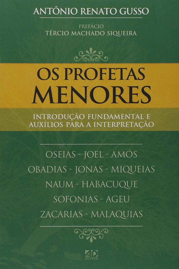 Livro Coleção - Os Profetas Menores - Introdução Fundamen...