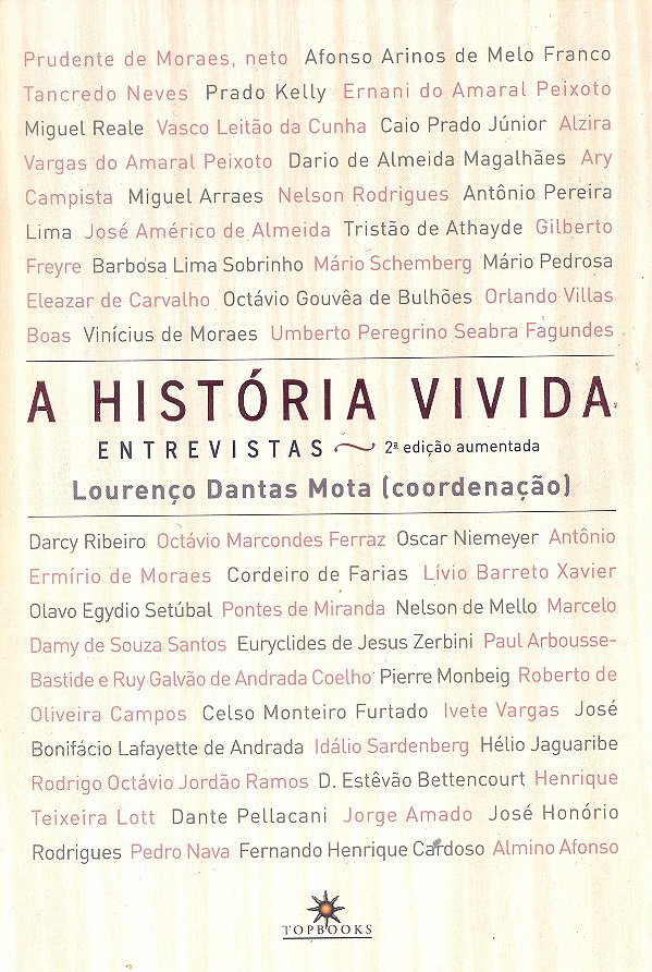 Livro A história vivida