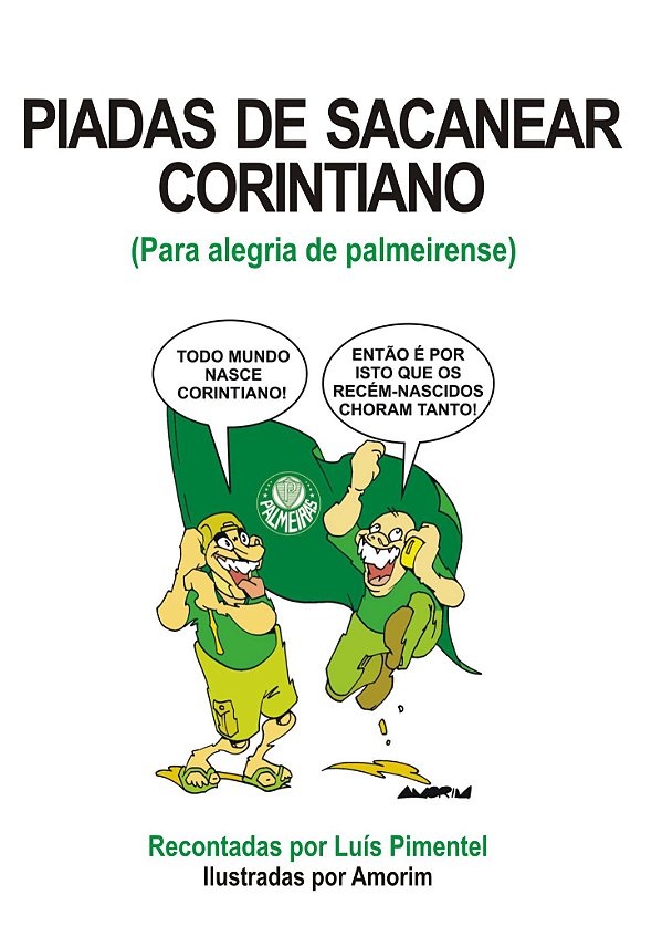 Livro Piadas de sacanear corintiano