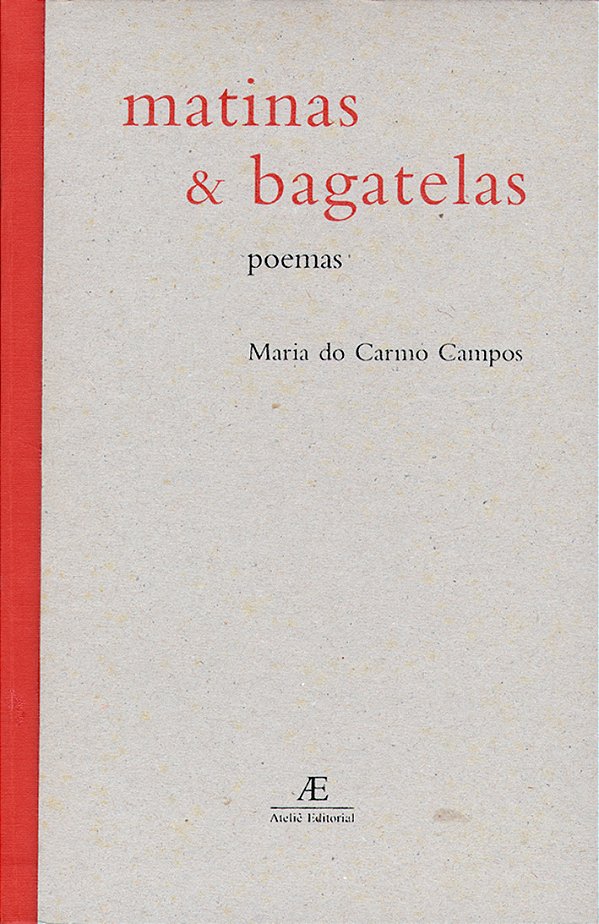Livro Matinas & Bagatelas