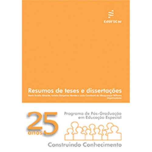 Livro Programa de pós-graduação em educação especial