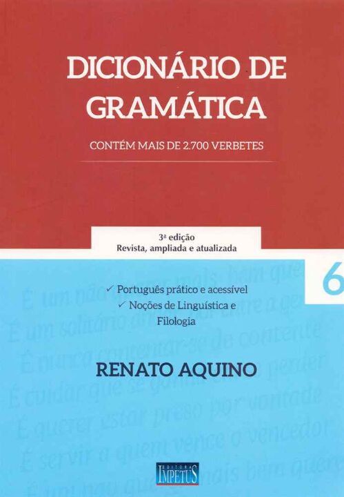 Livro Dicionário De Gramática