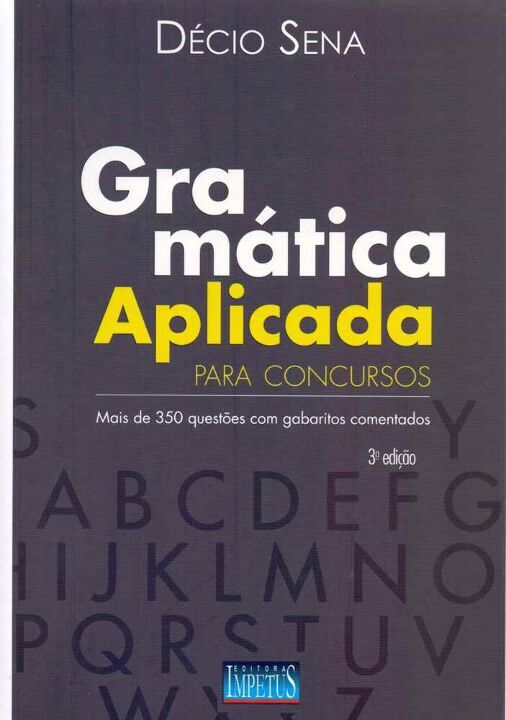 Livro Gramática Aplicada Para Concursos