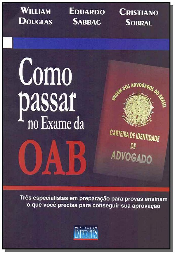 Livro Como Passar No Exame Da Oab