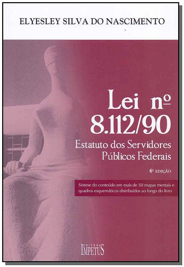 Livro Lei Nº 8.112/90 - Estatuto Dos Servidores Públicos Federa...