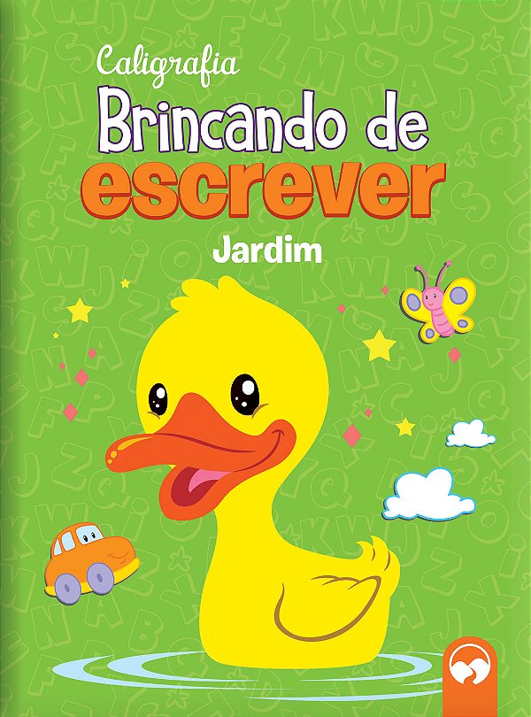 Livro Brincando de escrever - jardim: caligrafia
