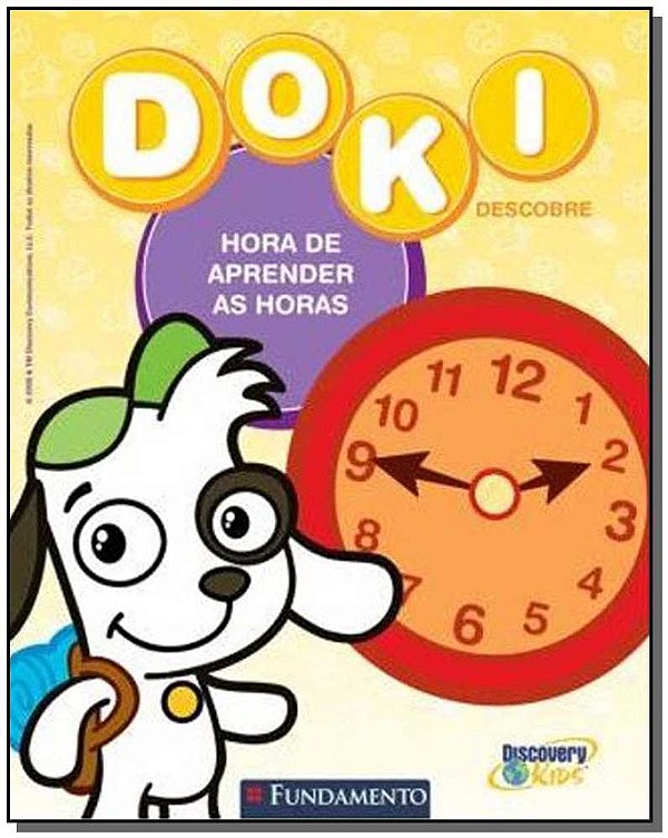 Livro Doki - Hora De Aprender As Horas