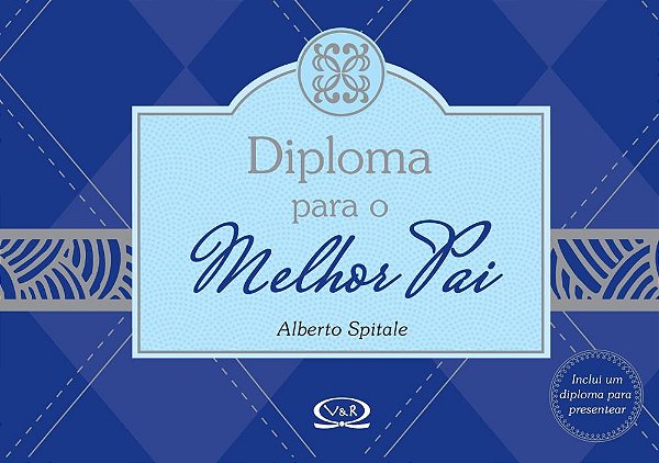 Livro Diploma Para O Melhor Pai